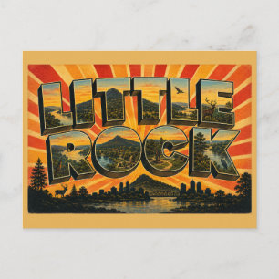 Little Rock Arkansas River Valley Mountains Postcard