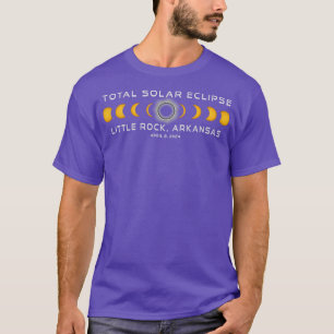 Little Rock Arkansas Solar Eclipse 2024 April 8  T-Shirt