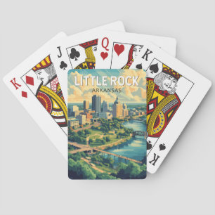 Little Rock Arkansas Travel Art Vintage Playing Cards