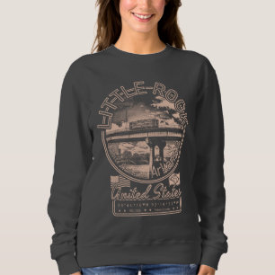 LITTLE ROCK ARKANSAS - VINTAGE CITY TROLLEY SWEATSHIRT