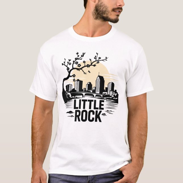 Little Rock City Arkansas USA T-Shirt (Front)