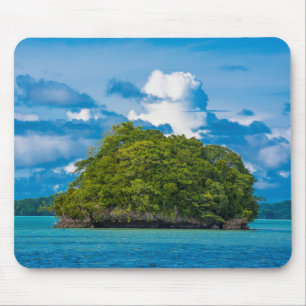 Little Rock Islet Surround By Ocean Mouse Mat