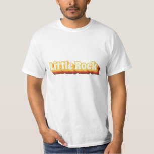 Little Rock Retro Vintage Text T-Shirt