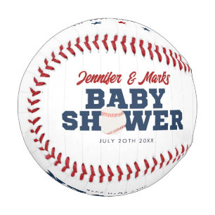 Little Rookie Baby Shower Favour Baseball