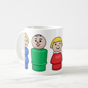Little Round People Family Coffee Mug
