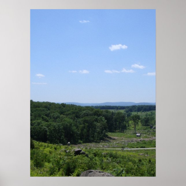 Little Round Top Panorama 1 Poster (Front)