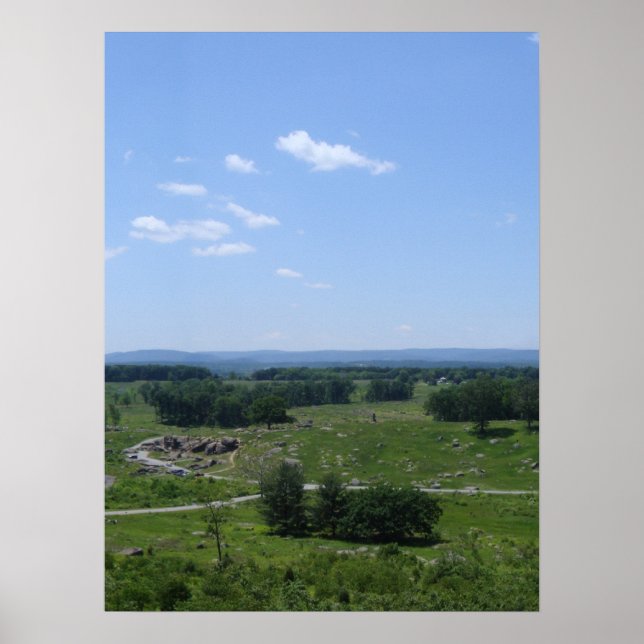 Little Round Top Panorama 2 Poster (Front)
