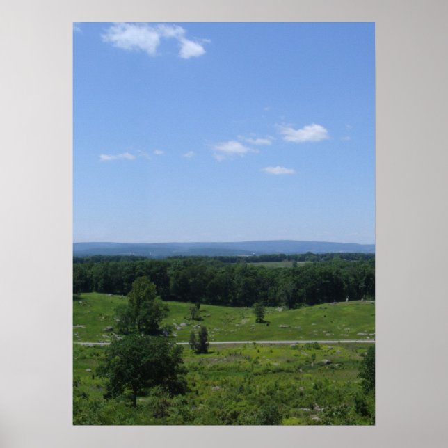 Little Round Top Panorama 3 Poster (Front)