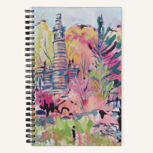 Little Roundtop Gettysburg Pennsylvania Redbuds Notebook