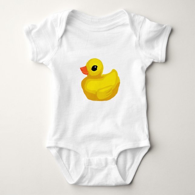 "Little Rubber Ducky" Baby Bodysuit (Front)