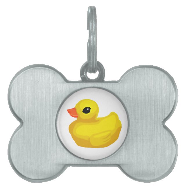 "Little Rubber Ducky" Pet ID Tag (Front)