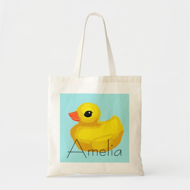 "Little Rubber Ducky" Tote Bag (Front)