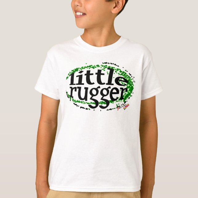 Little Rugger (green) T-Shirt (Front)