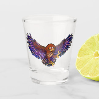Little Ruru Morepork Owl Shot Glass