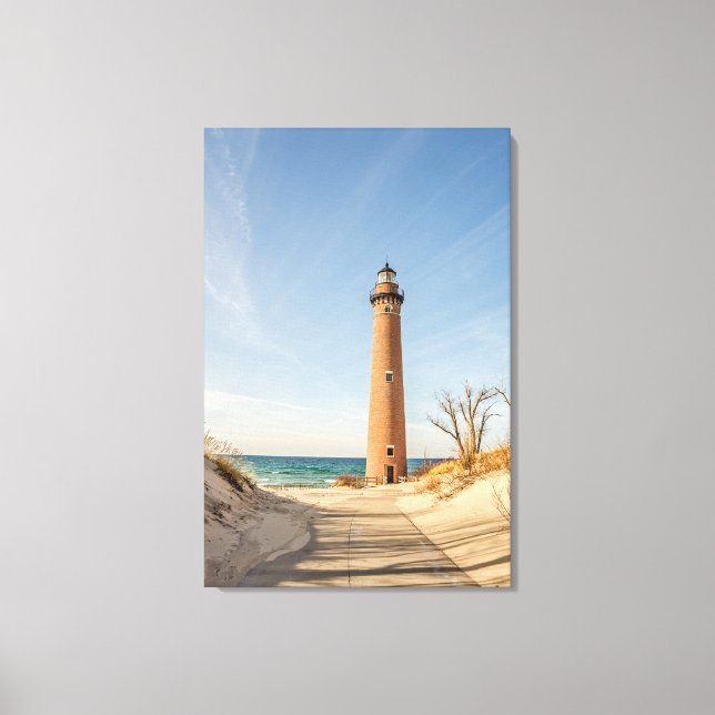 Little Sable Point Lighthouse Canvas Print (Front)
