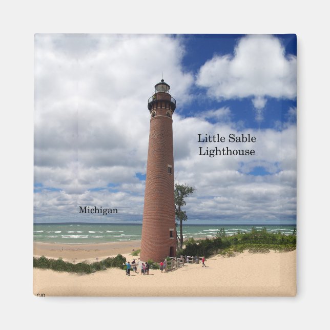 Little Sable Point Lighthouse magnet (Front)