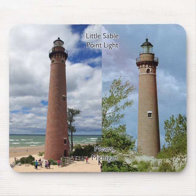 Little Sable Point Lighthouse mousepad (Front)