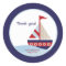 Little Sailboat Navy Boat Baby Shower Favour