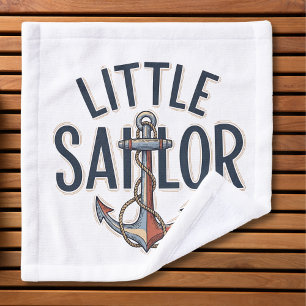 Little Sailor Anchor Nautical Wash Cloth