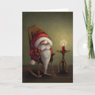 Little Santa in his rocking chair Holiday Card