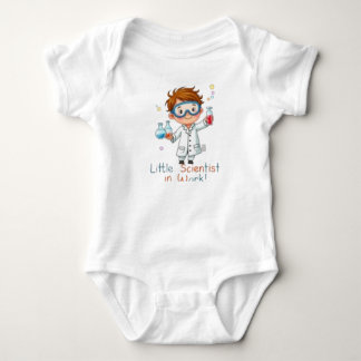Little Scientist at Work” Cute Kids Science Baby Bodysuit