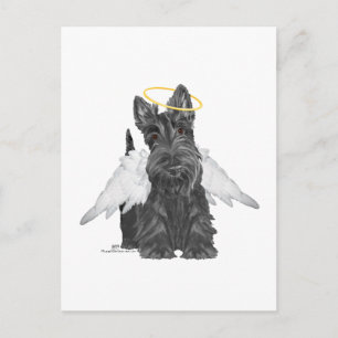 Little Scottie Angel Postcard