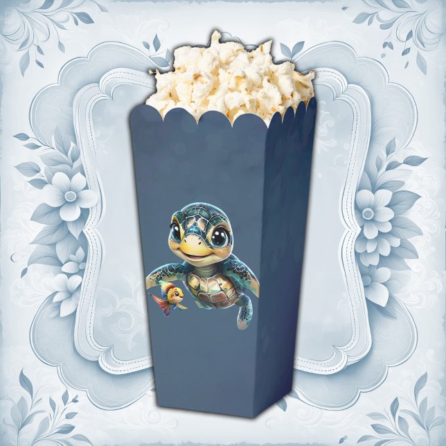 Little sea turtle exploring with her friend.  favour box (Creator Uploaded)