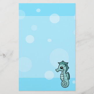 Little Seahorse bubble stationary Stationery