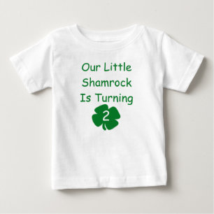 Little Shamrock 1st Birthday Baby T-Shirt