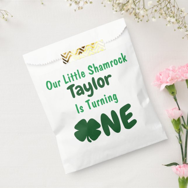 Little Shamrock 1st Birthday Favour Bags (Sealed)