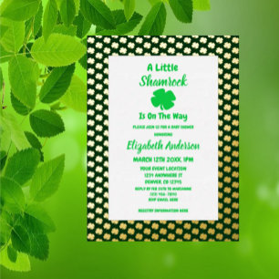 Little Shamrock St Patrick's Day Baby Shower