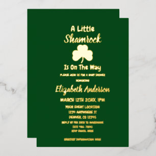 Little Shamrock St Patrick's Day Baby Shower