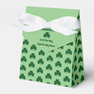 Little Shamrock St Patrick's Day Baby Shower Favour Box