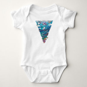 Little Shark Doodle Baby Bodysuit
