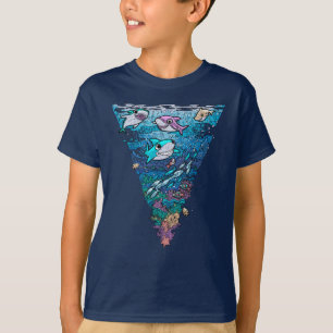 Little Shark Doodle T-Shirt
