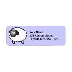 Little Sheep Address Labels