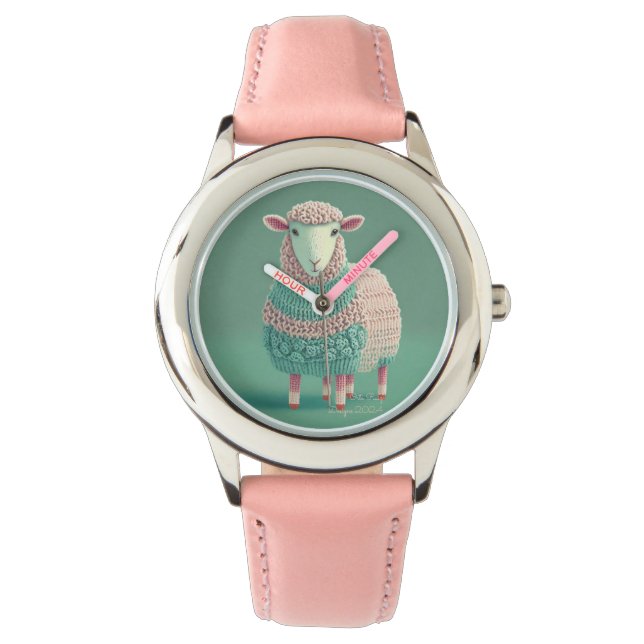Little sheep in a watch! watch (Front)