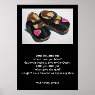 LITTLE SHOES/HEARTS POSTER