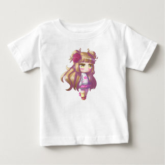 Little Shy Girl Baby T-Shirt