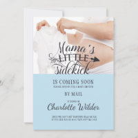 Little Sidekick Baby Bump Blue Boy Shower By Mail
