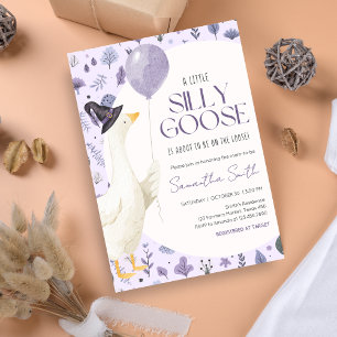 Little Silly Goose Baby Shower Invitation