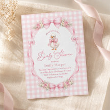 Little Silly Goose Coquette Baby Shower