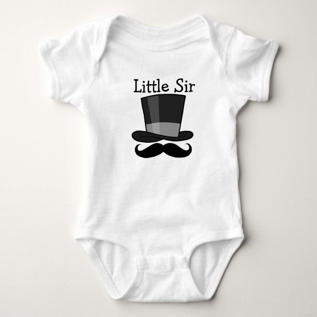 Little Sir Baby Bodysuit (Front)