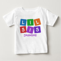 Little Sis CUSTOM NAME clothing
