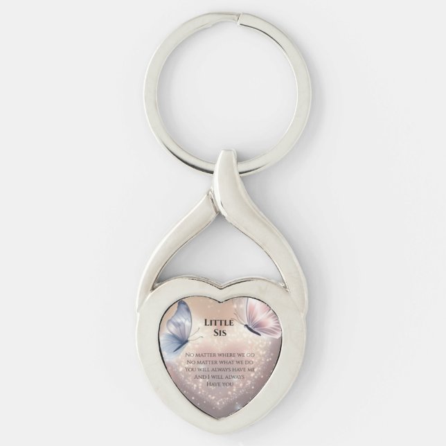 Little Sis Key Ring (Front)