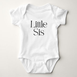 Little Sis One-Piece Baby Bodysuit