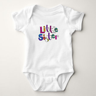 Little Sis Romper Baby Bodysuit