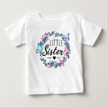 little sister adorable Floral wreath cute girly