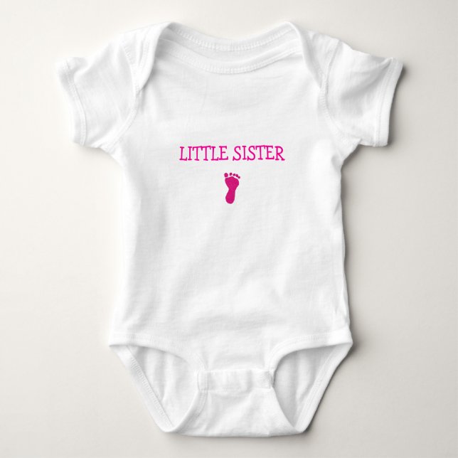 Little Sister Baby Bodysuit (Front)