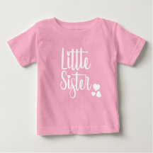 Little Sister Baby Shirt - Welcoming a New Sibling